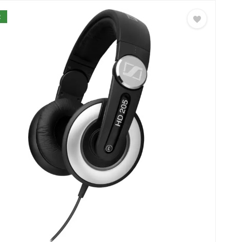 India Desire : Flipkart Steal Deal: Buy Sennheiser HD 205 II Headphone At Rs 1499 [Regular Price Rs 3990]